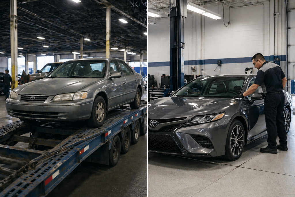 Auction unit versus known-history trade-in — the risk and cost difference for franchise dealers